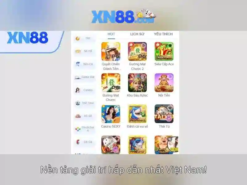 Xn88: Nền tảng trò chơi trực tuyến và trải nghiệm người dùng
