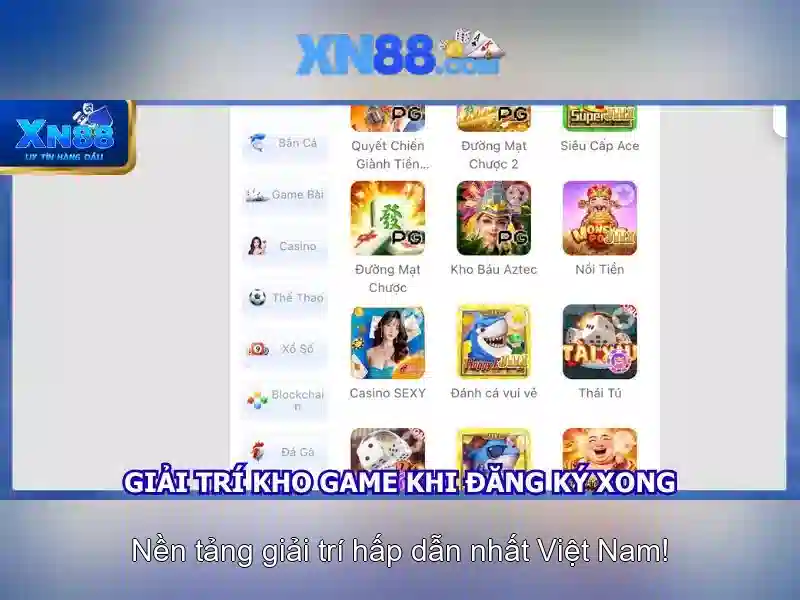 xn88: Nền tảng trò chơi trực tuyến và đánh giá công nghệ